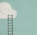 Illustration of a cloud and a ladder